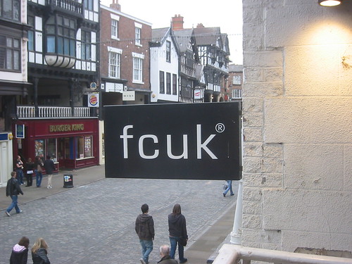 fcuk in Chester, by fishfoot