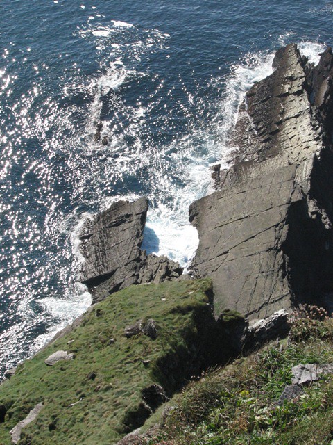 bottom, cliffs