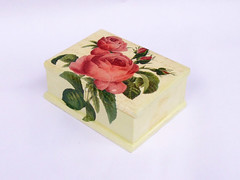 Jewellery box "Letter with Roses" 