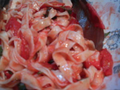 Klippers san marzano tomatoes + pecorino + fresh home made pasta + mint = delicious! Image2689