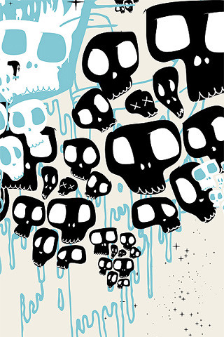 skull wallpapers. Horan skulls wallpaper for