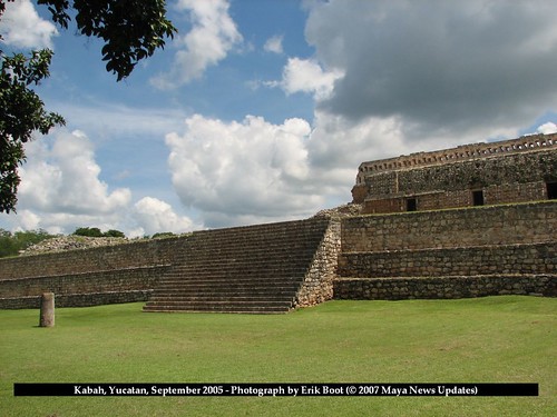 Kabah, Yucatan, Mexico - Stairway with Access to Platform