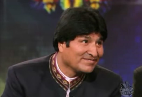 Evo Morales en USA