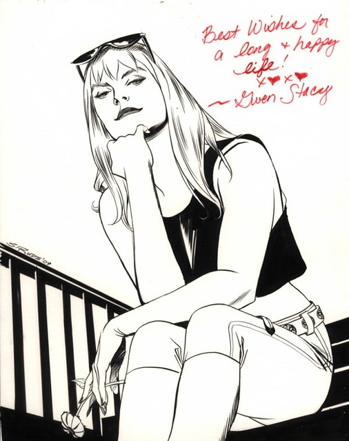 Gwen Stacy 01 by Steve Rude from ComicArtFans