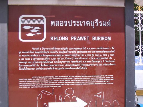 Klong Prawet Burirom History Poster