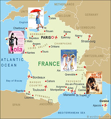 Jacques Demy's map of France