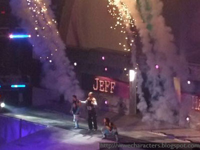 WWE Raw Jeff Hardy with Kendrick and London