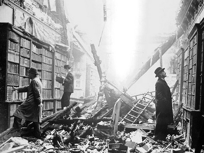 London Library After Raid