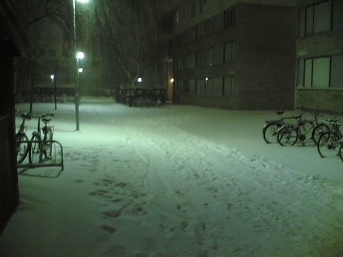 snow in Ryd - Linköping Sweden