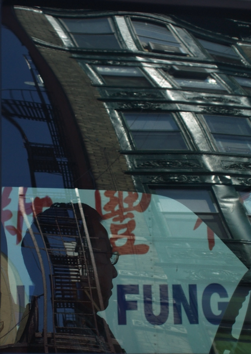 reflection in Chinatown, NYC