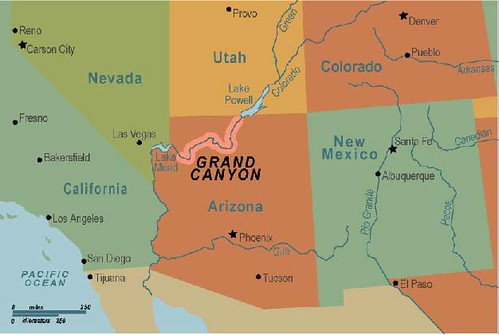 Grand Canyon map par mr.holmboe