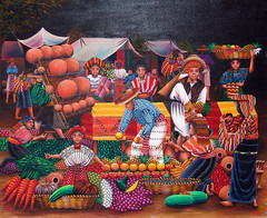 painting, Santiago Atitlan