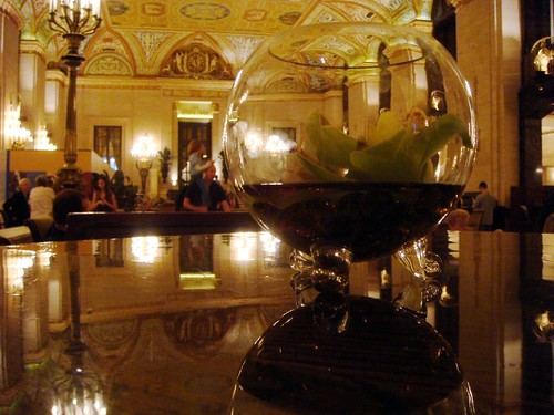 Tabletop in the Palmer House lobby