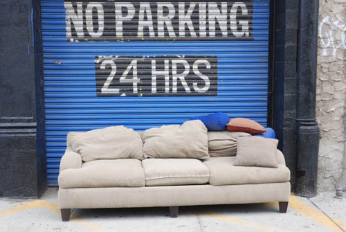 No Parking Street Couch
