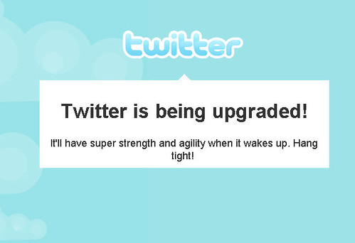 Twitter being upgraded?