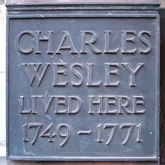 Charles Wesley Lived Here