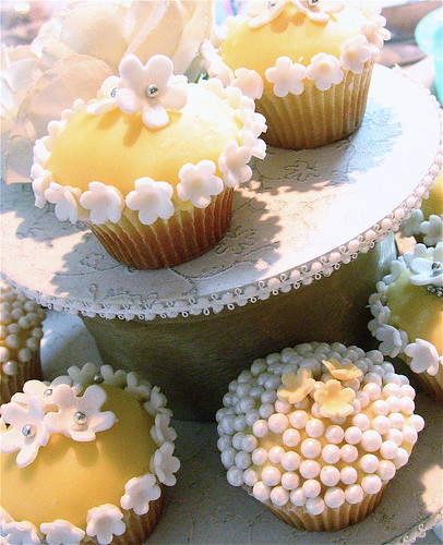 Wedding Cupcakes for a Magazine Shoot Originally uploaded by kylie lambert