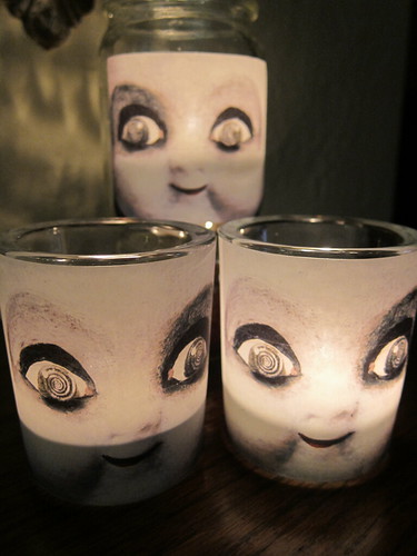Creepy Doll Candles