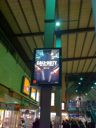Call of Duty: Black Ops Poster was all over the place in München on 9th Nov.
