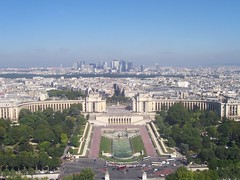 Palais De Chaillot, as seen from Level 2 of the Eiffel Tower