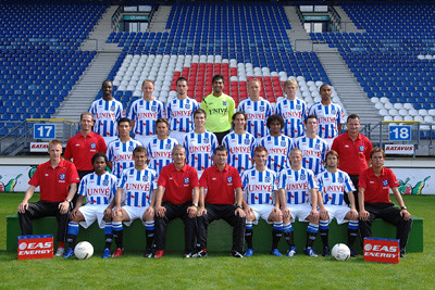 De elftalfoto van Jong SC Heerenveen