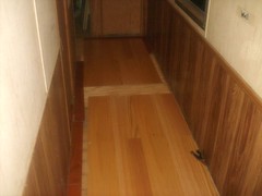 hard wood hallway