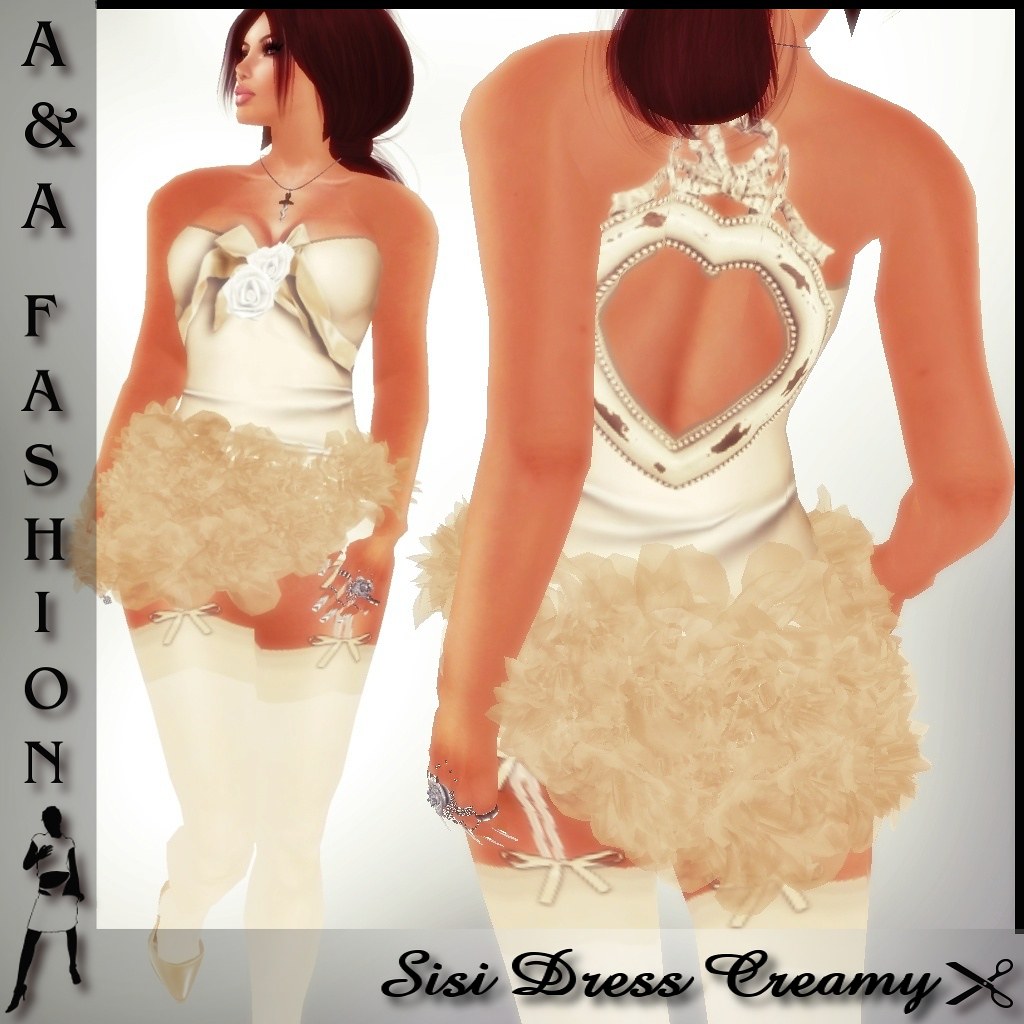 A&A Fashion Sisi Dress Creamy