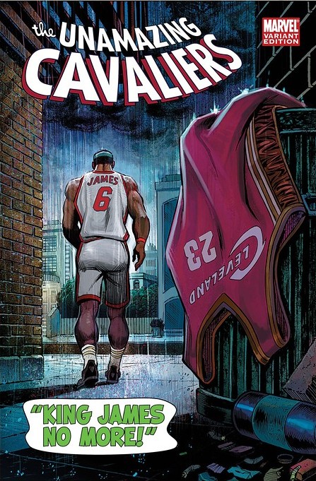 cavs comic cover