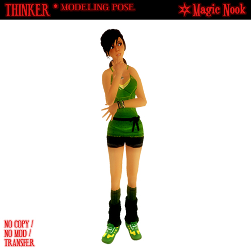 Thinker (Modeling Pose from Magic Nook)