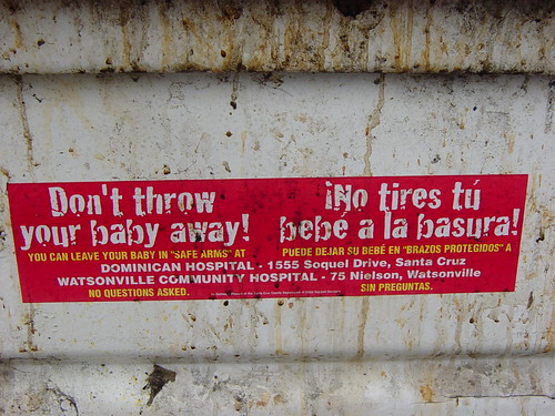 Don't throw your baby away!