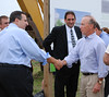 Handshake with Governor Mitch Daniels