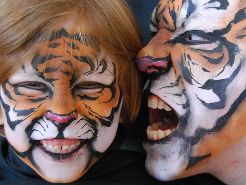tiger face painting ideas. tiger face painting, Kids