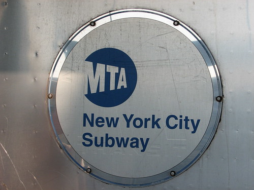 MTA Logo on Subway Car