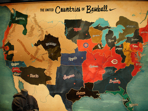 Map of Major league baseball