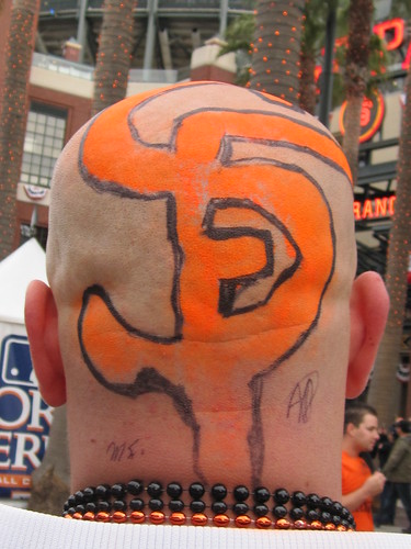 SF Giants Fan: Body Paint