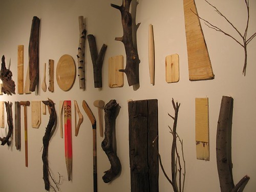Work by Norweigian artist Erlend Leirdal in Exhibition: story of trees in Norsu Gallery, Helsinki, 2006