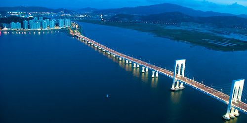Sai Van Bridge in Macau, China