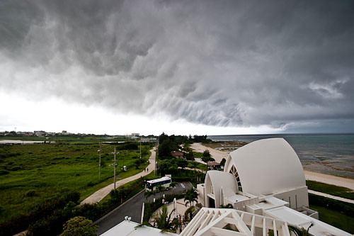 Nasty storm clouds in Okinawa