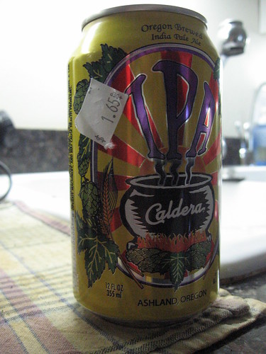 Caldera IPA in a can