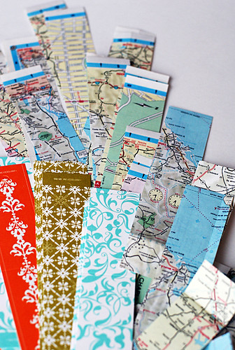 map bookmark pieces