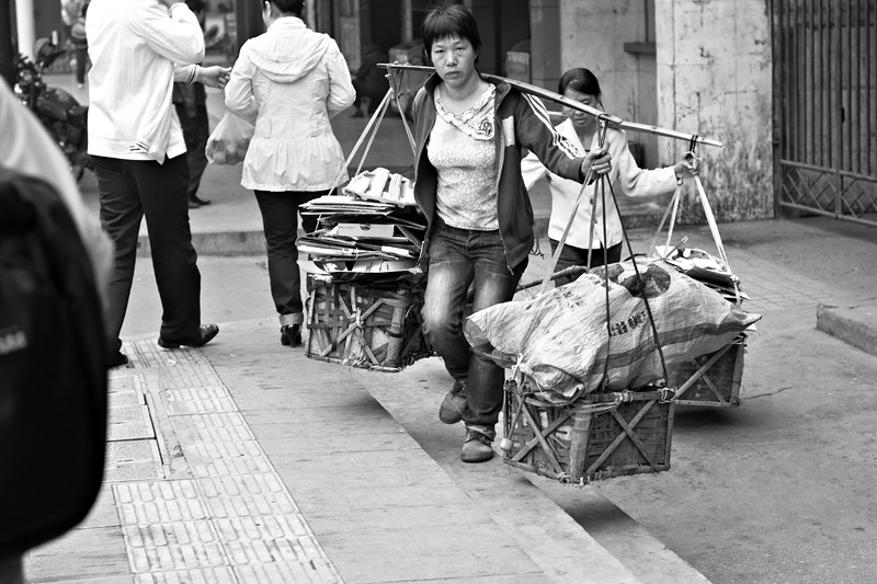 Girls Carrying Heavy Baskets BLOG