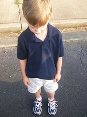 Ian's first day of school 1