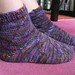 "peninah" lavendersheep swirl socks