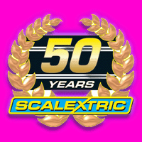 Scalextric cincuenta años logo