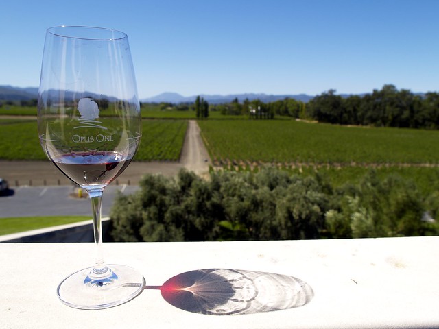 Opus One Glass, Wine, & Winery