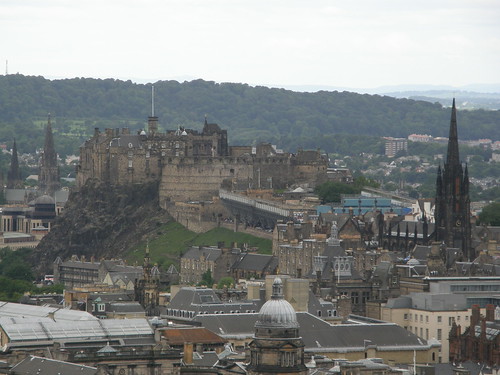 Castle of Edinburgh from further away