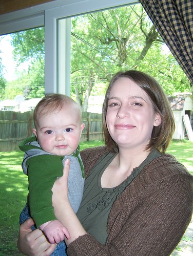 Momma and Noah on her 1st Mother's Day by you.