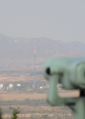 north korean flag pole. North Korean 160m high Flag Pole