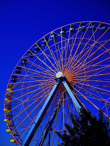 Ferris Wheel at Cedar Point-color At