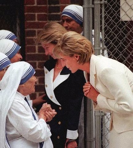 Blessed Mother Teresa with Princess Diana June 18 1997 New York